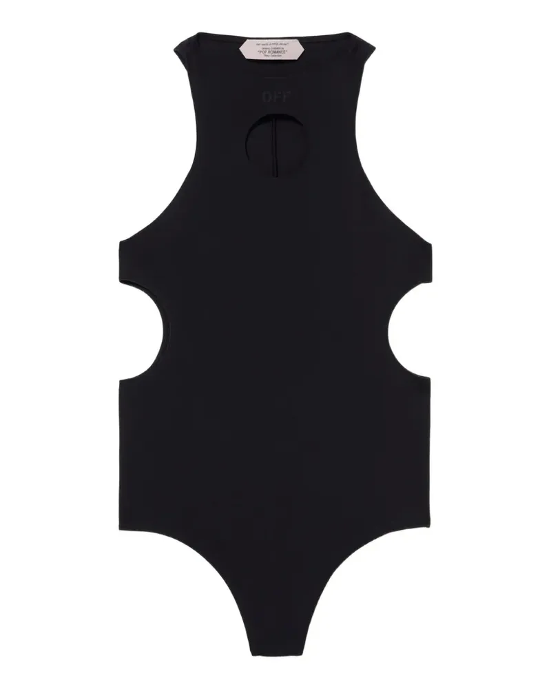OFF-WHITE Meteor Body mit Cut-Out - Schwarz Schwarz