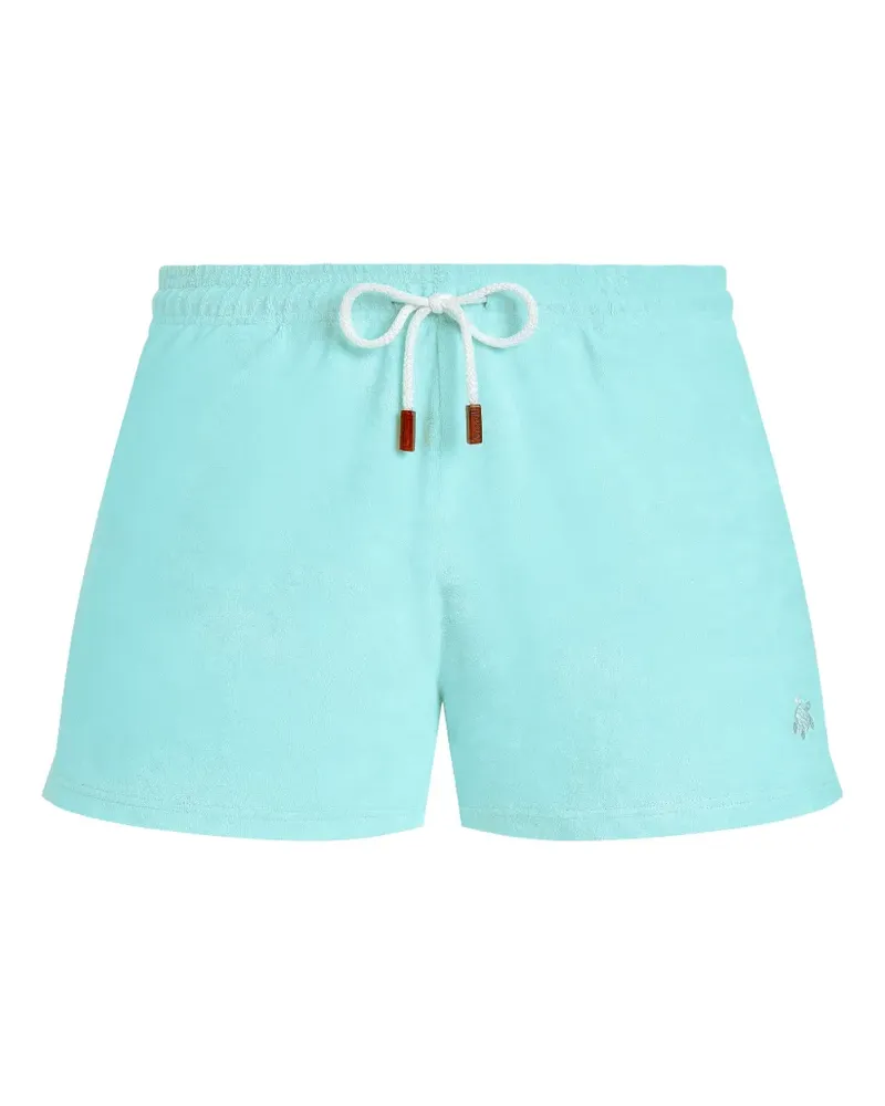 Vilebrequin Frottee-Shorts mit Stretchbund - Blau Blau