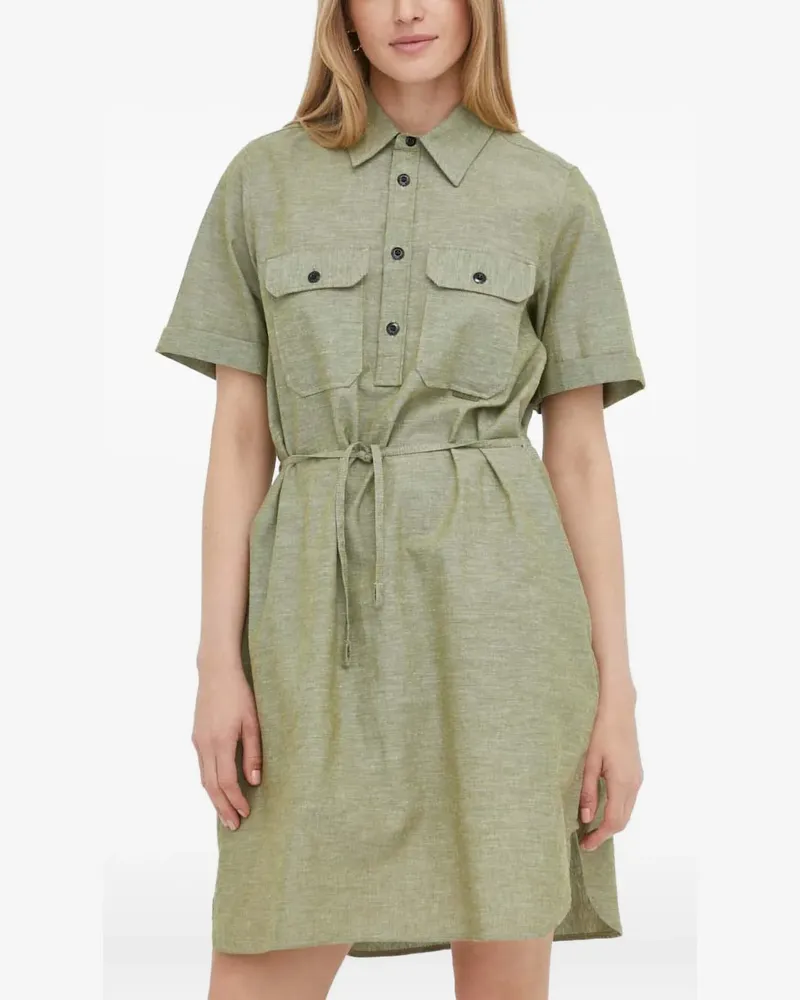 G-STAR RAW Kleid mit geknöpfter Tasche - Grün Grün