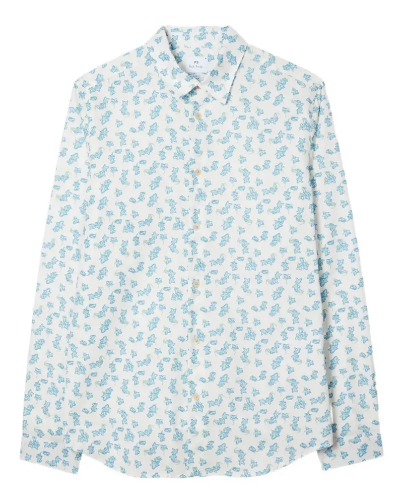 Paul Smith floral-print shirt - Weiß Weiß