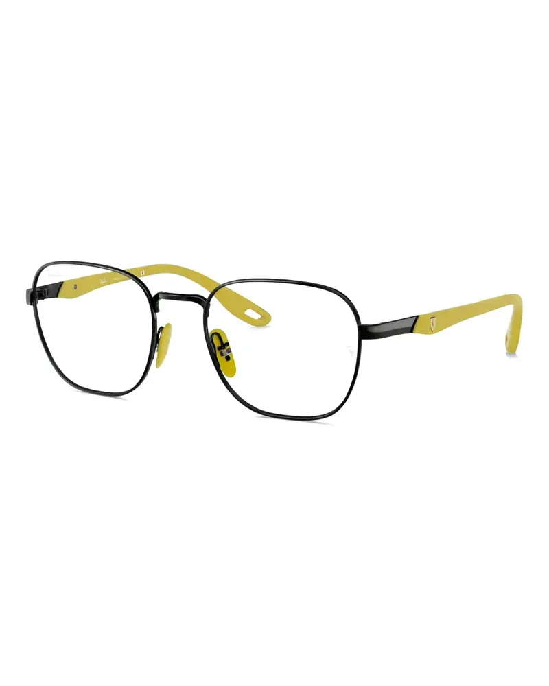 Ray Ban Brille mit eckigem Gestell - Gelb Gelb