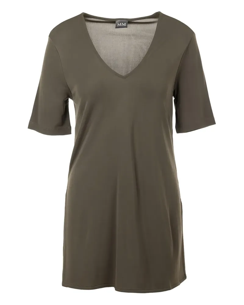 Max Mara Top mit V-Ausschnitt - Grün Grün