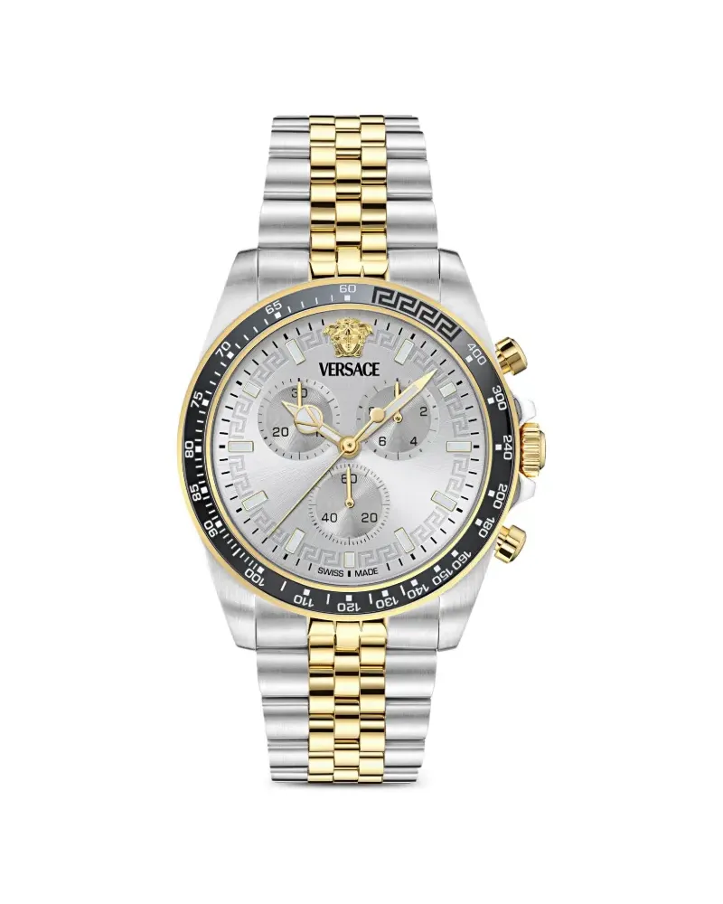 Versace Round-face 43mm - Silber Silber