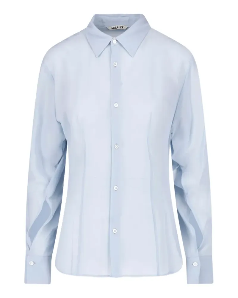 AURALEE button-up shirt - Blau Blau
