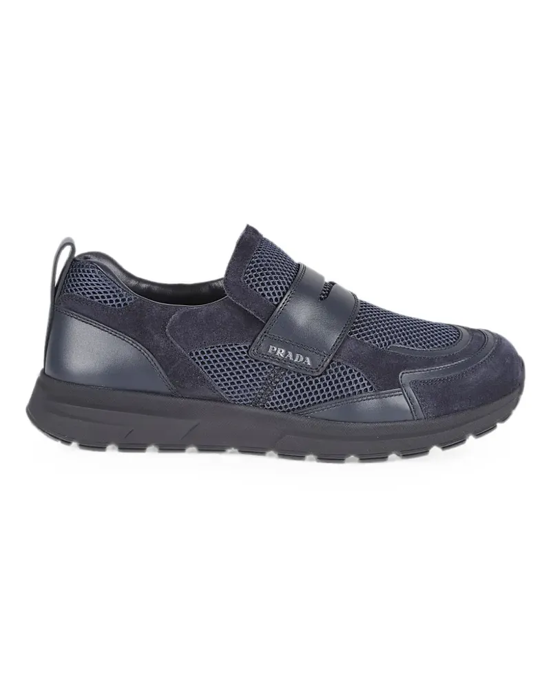 Prada Prax Slip-On-Sneakers mit Mesh-Einsätzen - Blau Blau