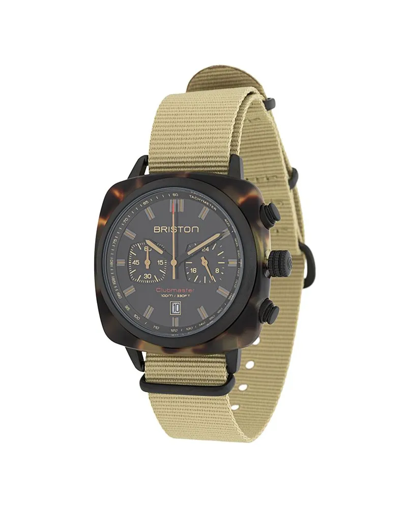 BRISTON Clubmaster Sport Safari' Armbanduhr - Schwarz Schwarz