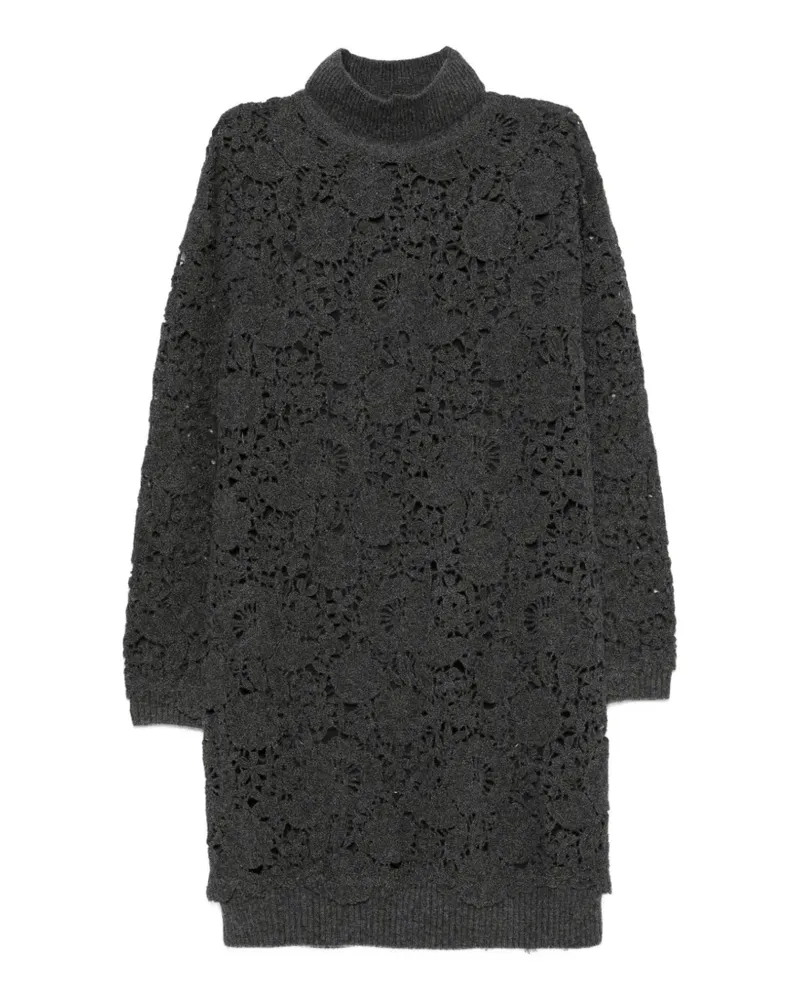 Ermanno Scervino Gestricktes Midikleid - Grau Grau