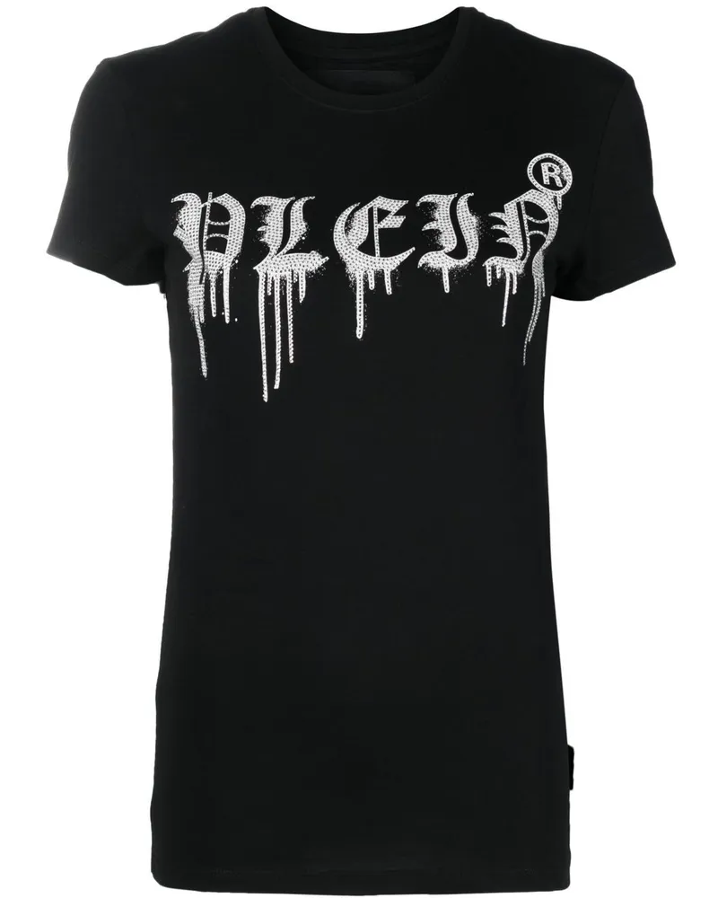 Philipp Plein T-Shirt mit Logo-Print - Schwarz Schwarz