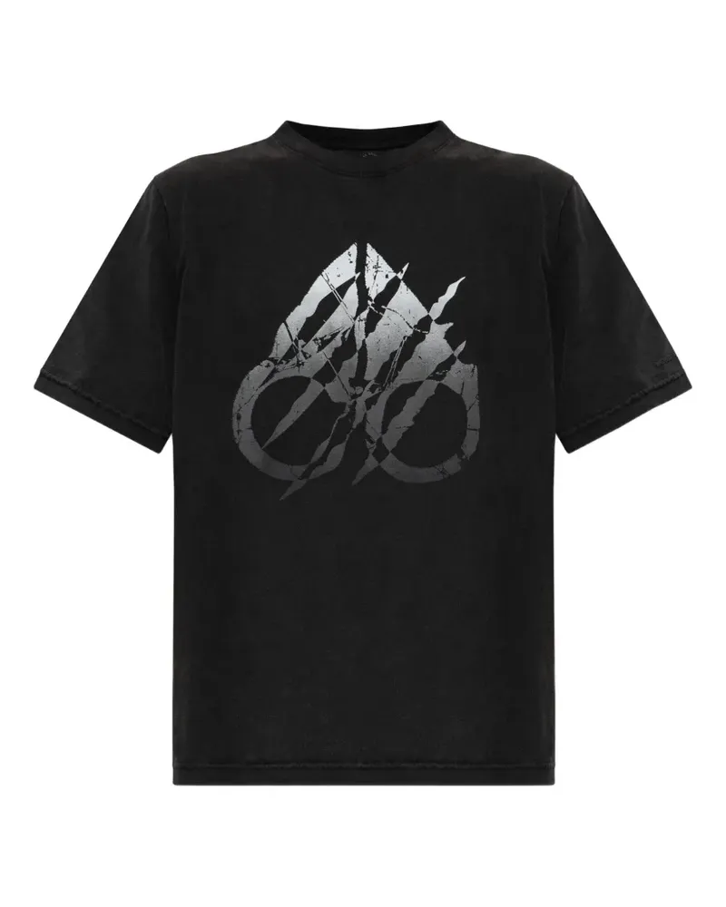 Moose Knuckles T-Shirt mit Logo-Print - Schwarz Schwarz