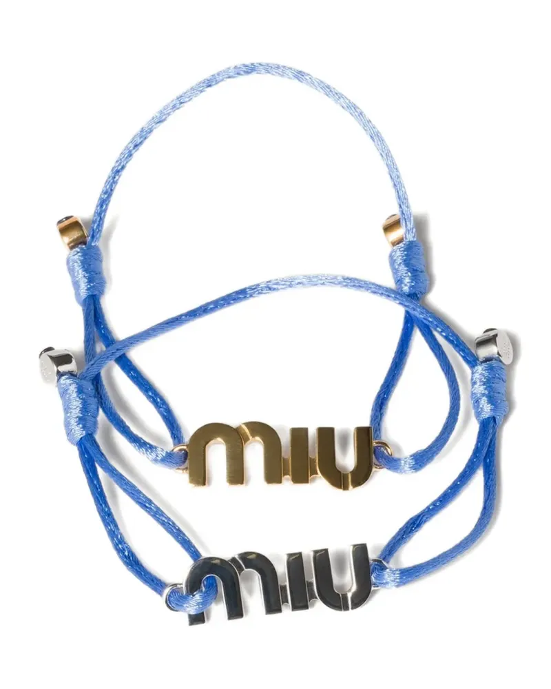 Miu Miu Kord- und Metallarmbänder - Gold Gold