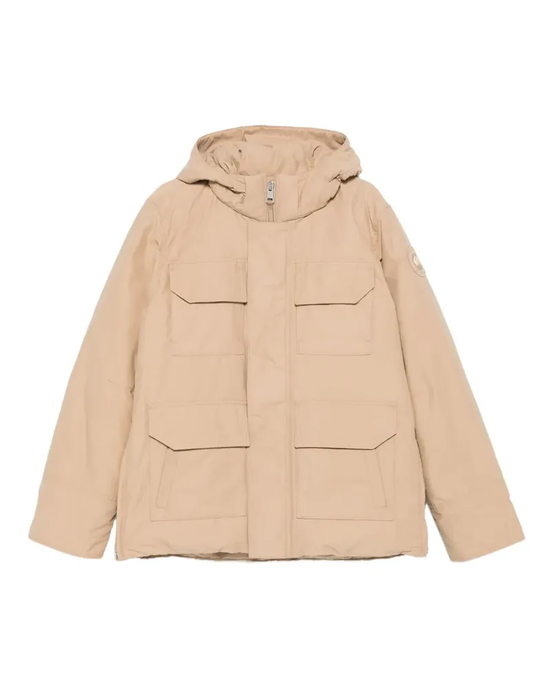 Canada Goose Wattierte Kapuzenjacke mit Taschen - Nude Nude