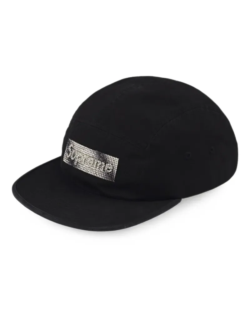 Supreme Being Rhinestone Label Camp cap - Schwarz Schwarz