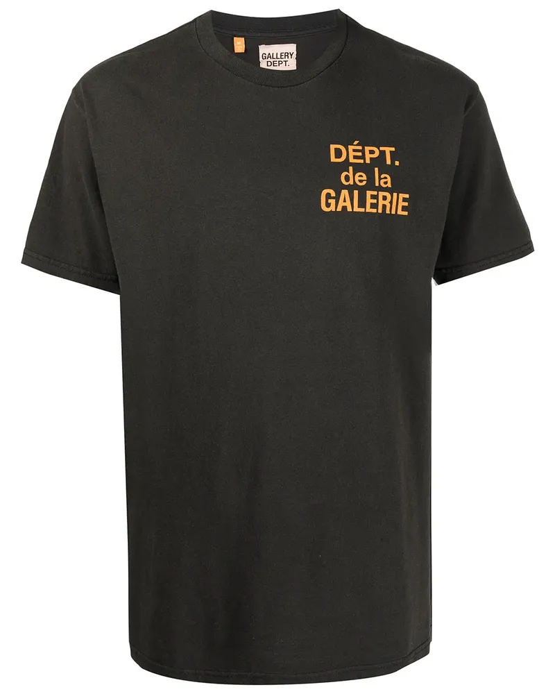 GALLERY DEPT. T-Shirt mit Logo-Print - Schwarz Schwarz