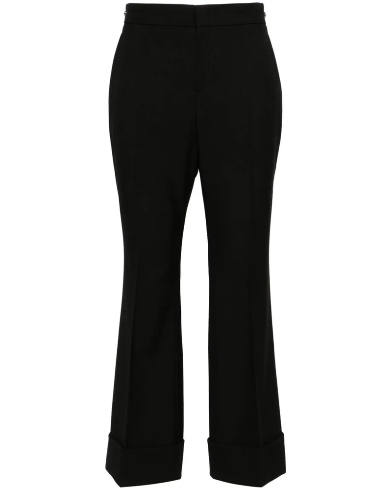 Gucci Halbhohe Hose - Schwarz Schwarz