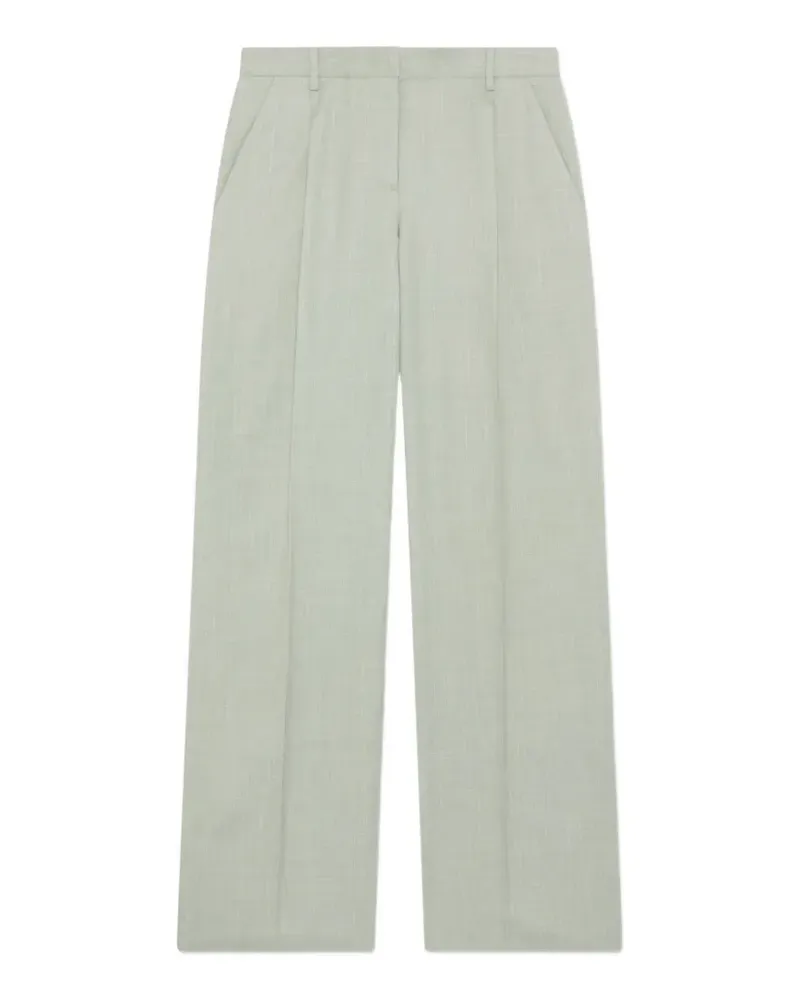 LARDINI pleated twill trousers - Grün Grün