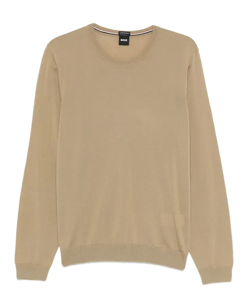 HUGO BOSS crew-neck sweater - Nude Nude