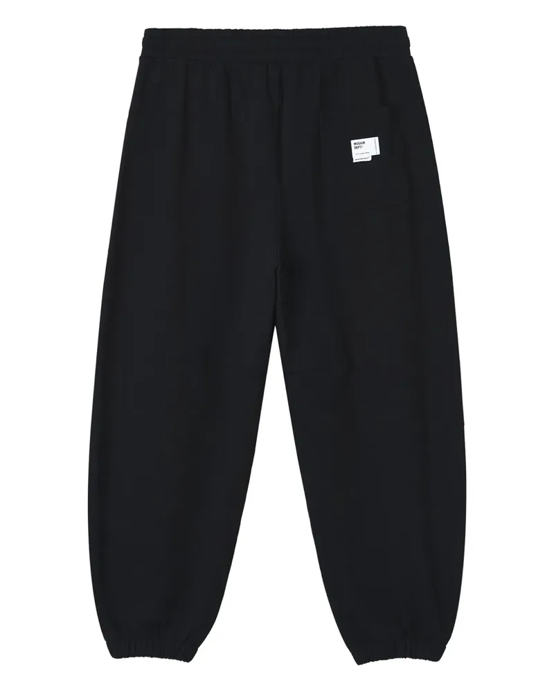Musium Div. cotton track pants - Schwarz Schwarz