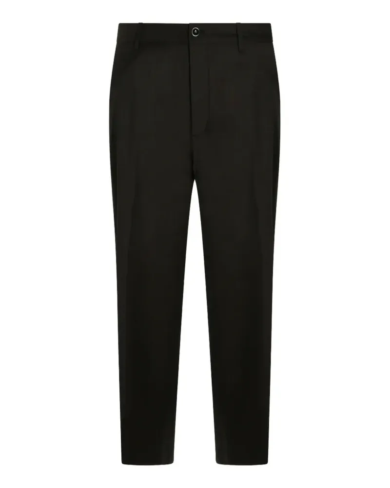 nine:inthe:morning pressed-crease stretch trousers - Braun Braun