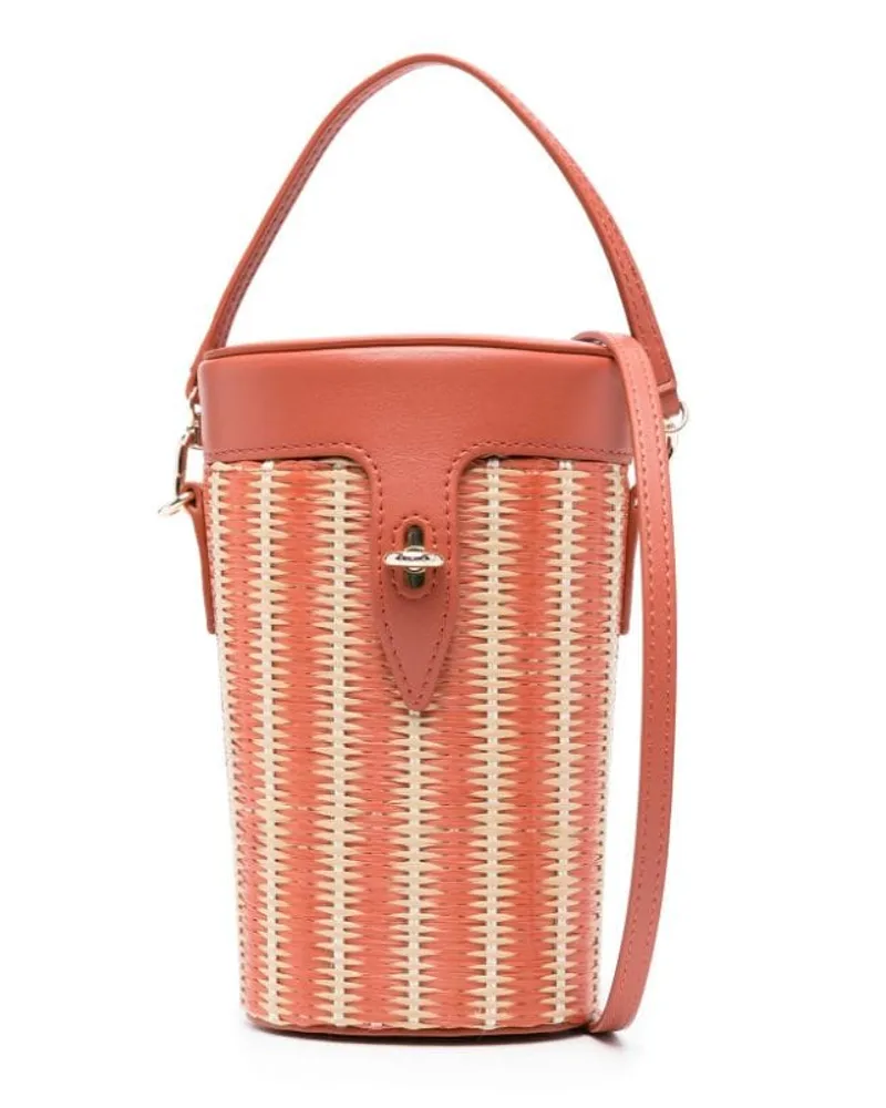 Furla Beuteltasche mit Logo-Prägung - Orange Orange
