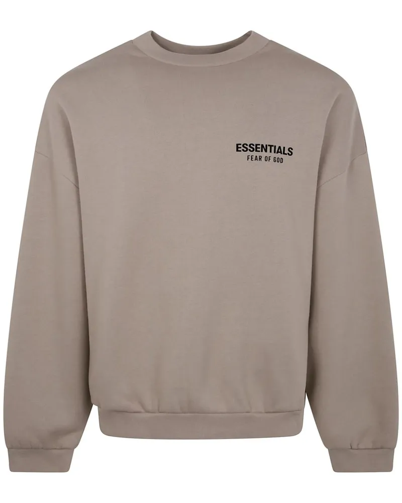Fear of God Sweatshirt mit vorstehendem Logo - Nude Nude