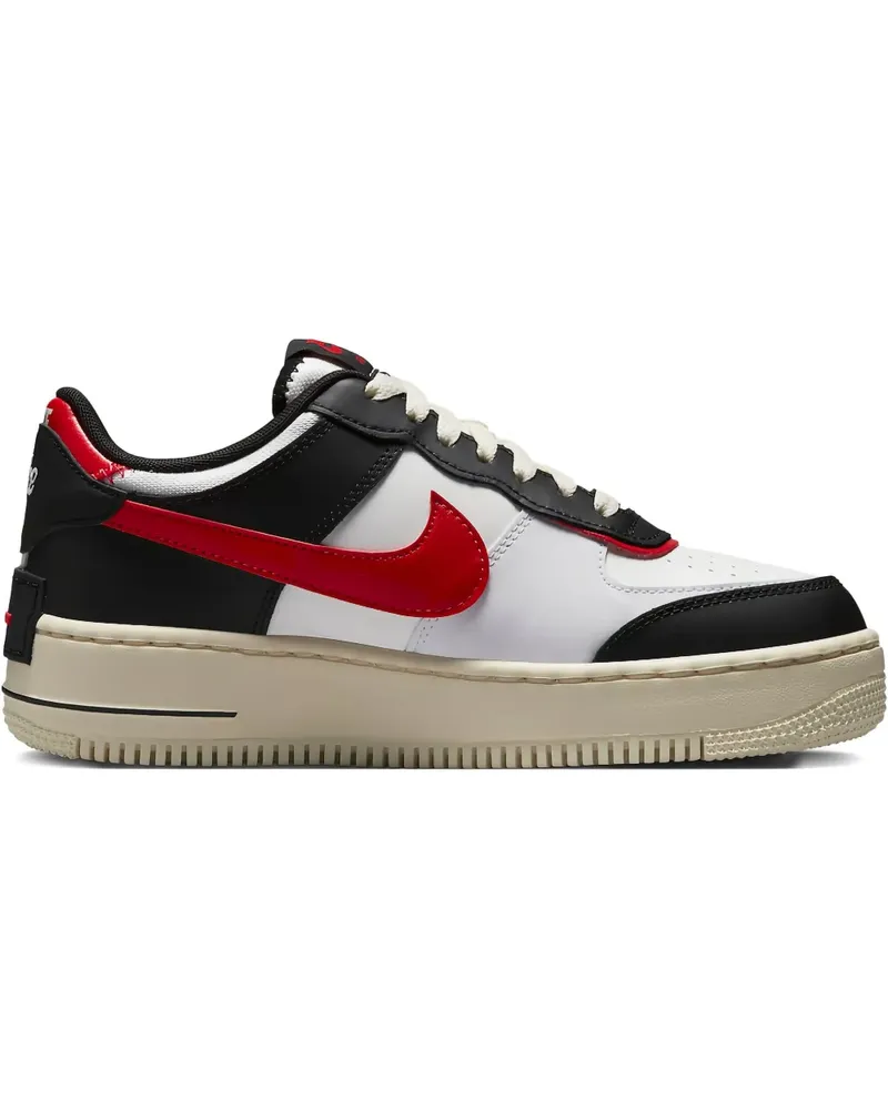 Nike Air Force 1 Shadow DR7883-102 "University Red" Sneakers - Schwarz Schwarz