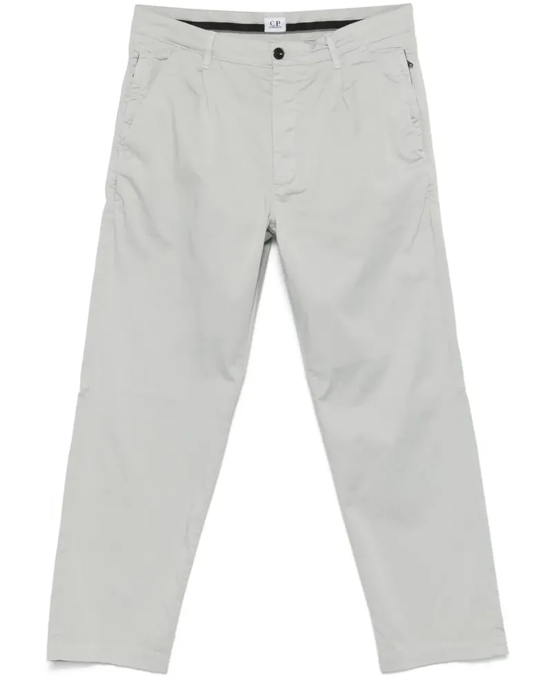 C.P. Company Sateen Straight-Leg-Hose - Grau Grau