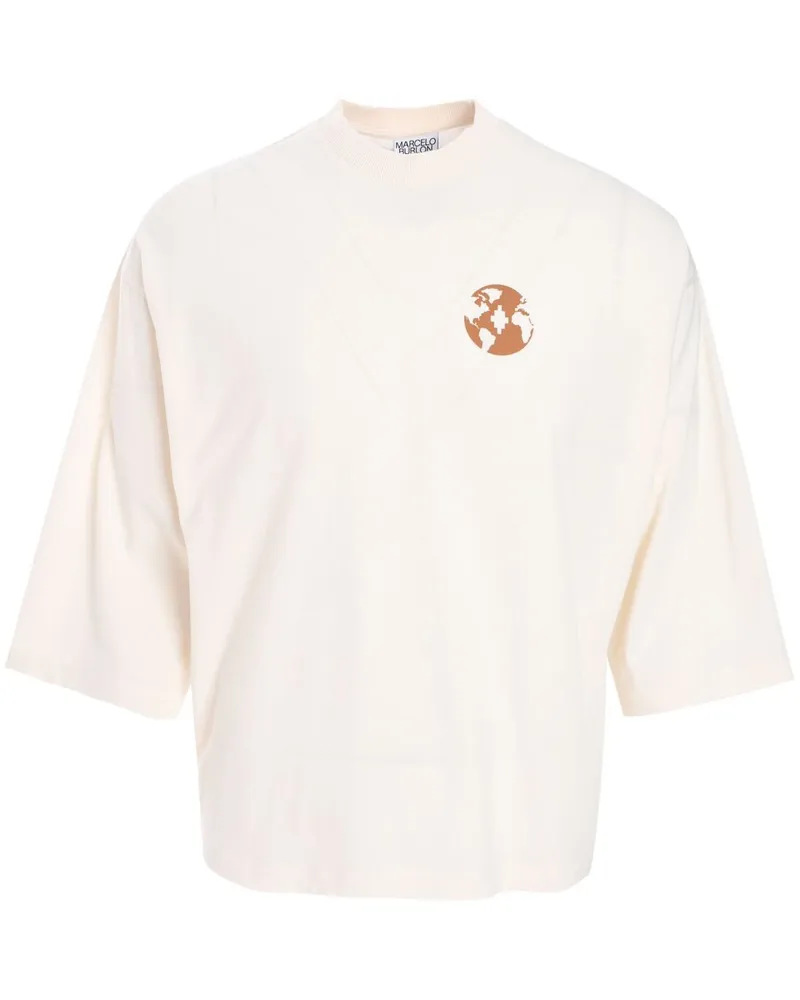 Marcelo Burlon | County of Milan County T-Shirt - Nude Nude