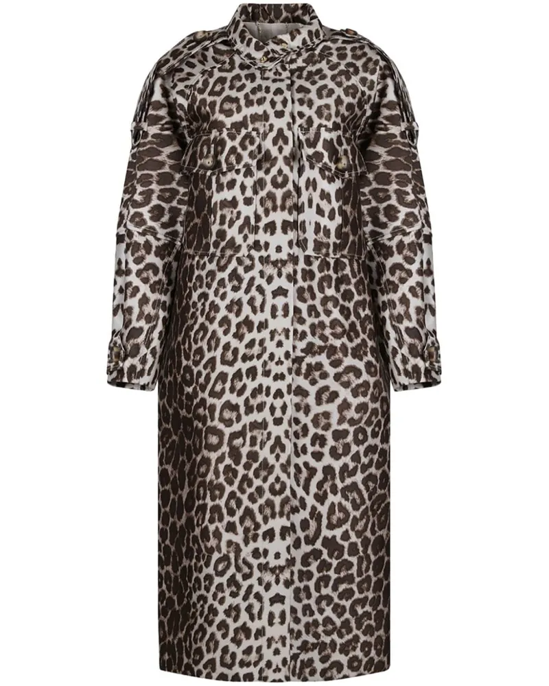 Zimmermann Mantel mit Animal-Print - Nude Nude