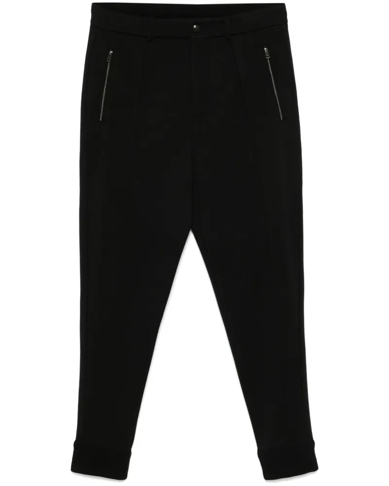 Ralph Lauren Plissierte Hose - Schwarz Schwarz