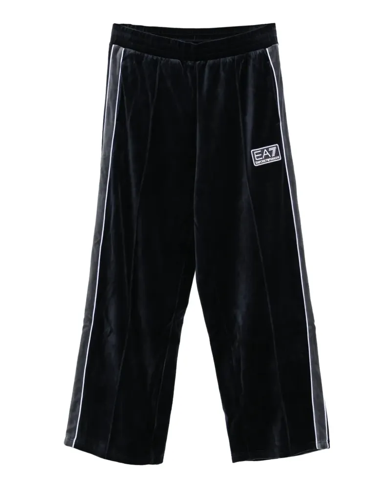 EA7 Jogginghose in Samtoptik - Blau Blau
