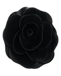 Philosophy Di Lorenzo Serafini Brosche mit Blumenapplikation Schwarz