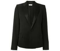 Einreihiger Blazer - Schwarz