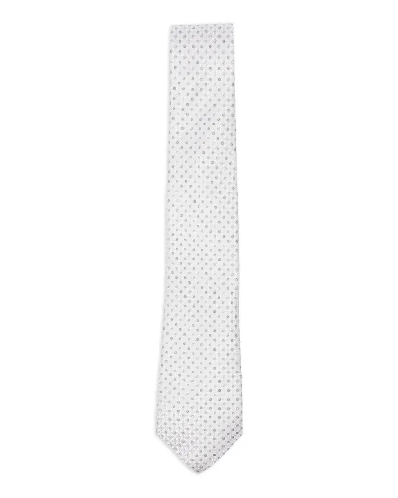 Canali patterned tie - Grau Grau