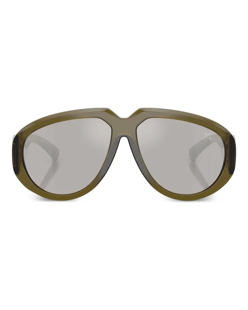 Burberry Sonnenbrille mit Brauensteg - Grün Grün