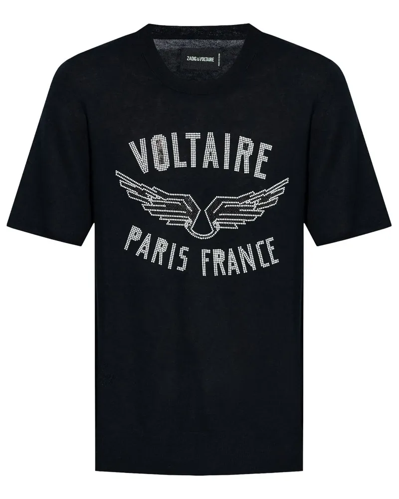 Zadig & Voltaire Walk Voltaire Wings T-Shirt - Schwarz Schwarz