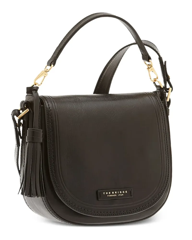 The Bridge Pearl District Schultertasche mit Quastendetail - Schwarz Schwarz
