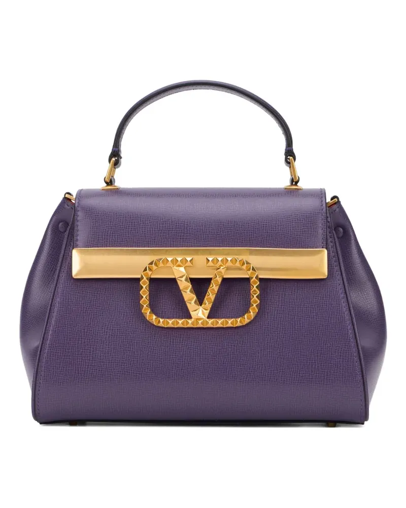 Valentino Garavani Rockstud Alcove Satchel-Tasche - Violett Violett