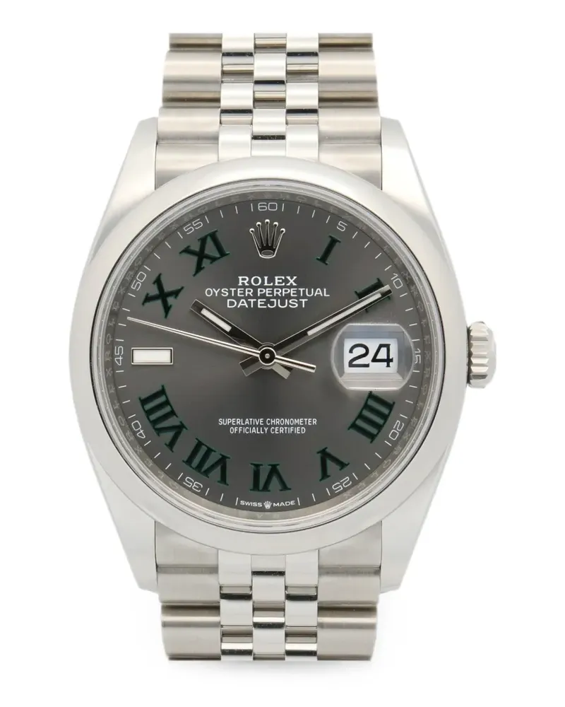 Rolex 2010s Datejust Armbanduhr 36mm - Grau Grau