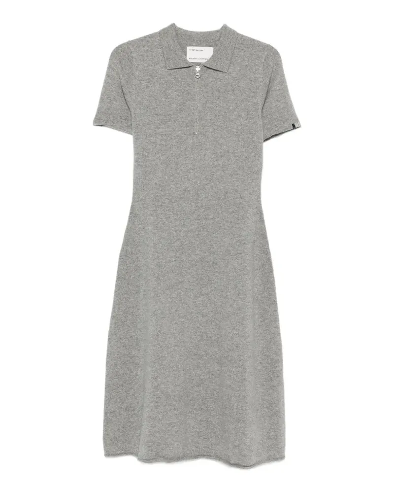 extreme cashmere Georgia Midikleid mit Reißverschluss - Grau Grau