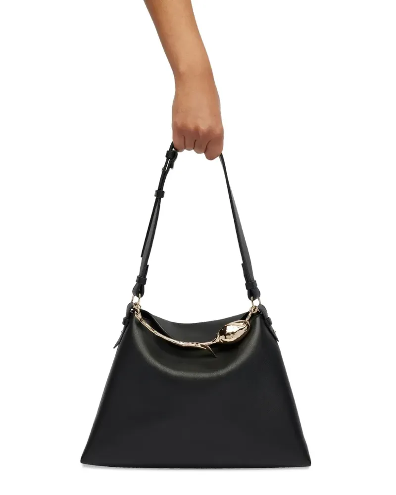 Erdem Große Bloom Tasche - Schwarz Schwarz