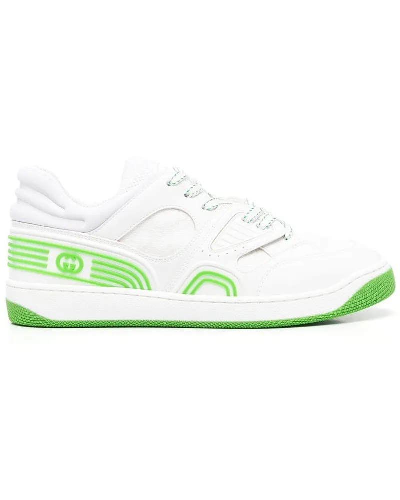 Gucci Basket Turnschuhe - Weiß Weiß