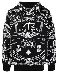 KTZ Hoodie im Oversized-Look Schwarz