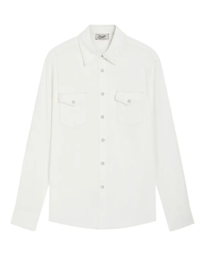 PENCE buttoned pocket shirt - Weiß Weiß