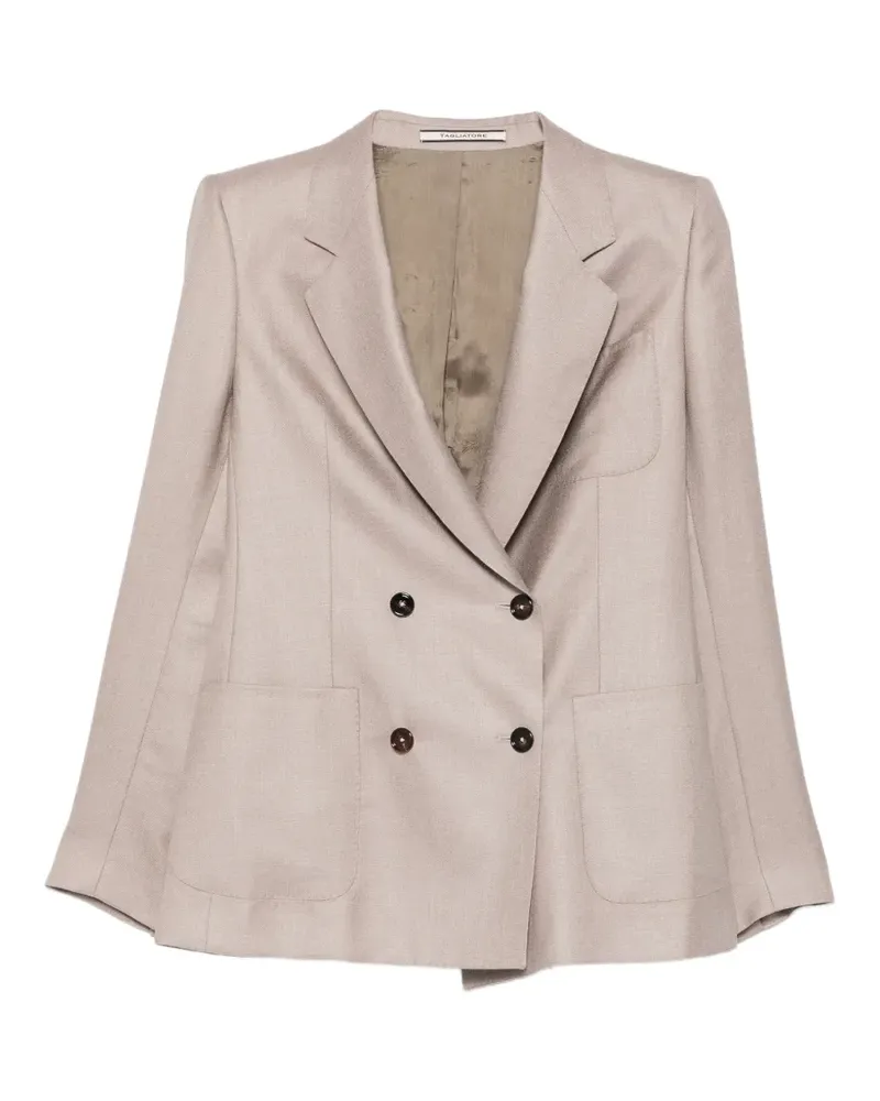 Tagliatore double-breasted blazer - Nude Nude