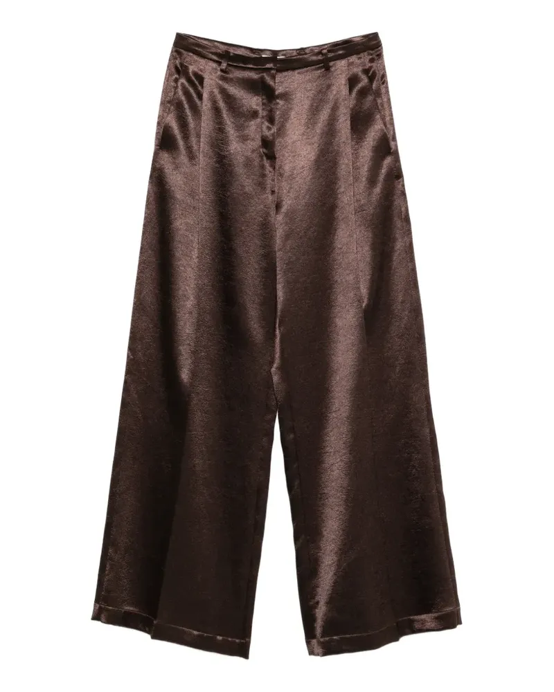 ALYSI belt-loop pocket palazzo pants - Braun Braun