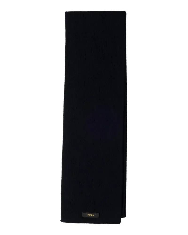 Prada Schal aus Kaschmir - Blau Blau
