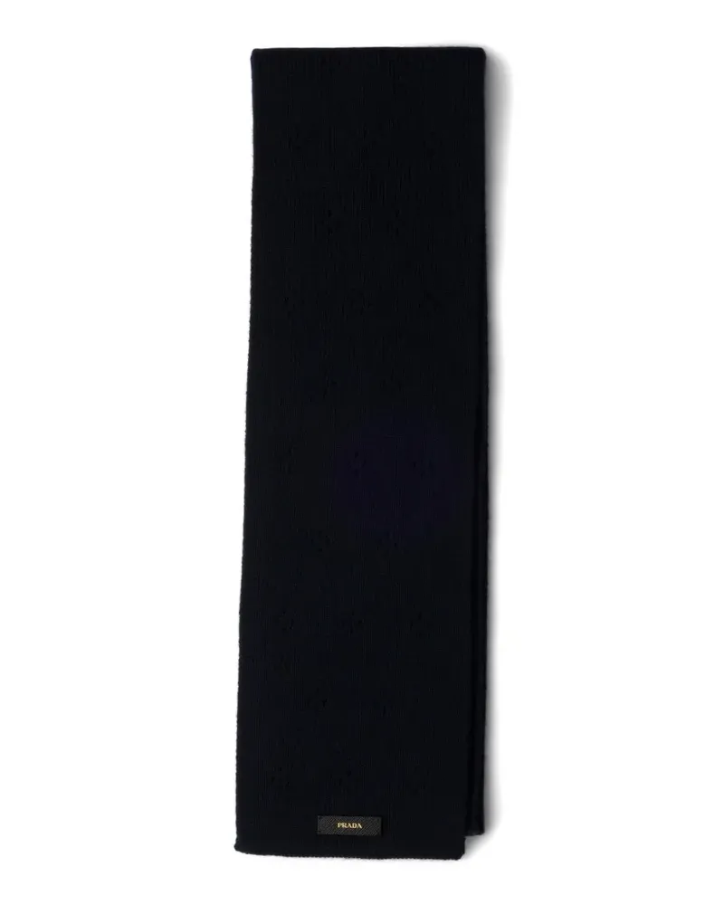 Prada Schal aus Kaschmir - Blau Blau