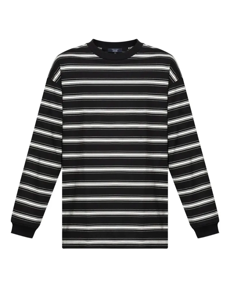 Comme des Garçons striped long-sleeve T-shirt - Schwarz Schwarz
