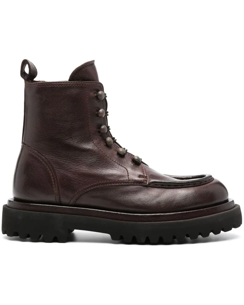 Officine Creative Italia Wisal DD 103 Schnürstiefel - Braun Braun