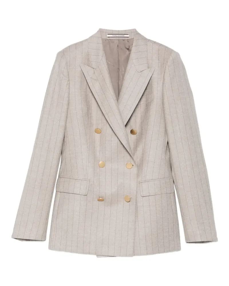 Tagliatore Doppelreihiger Anzug mit Nadelstreifen - Nude Nude